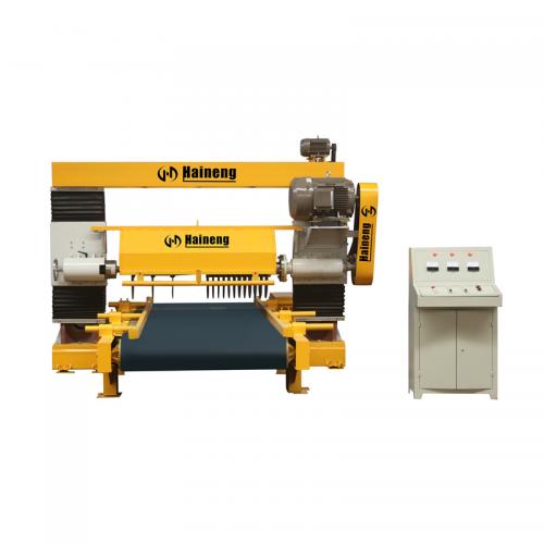 Multi-blades stone cutting machine